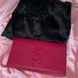YSL Belle Du Jour Pink Clutch